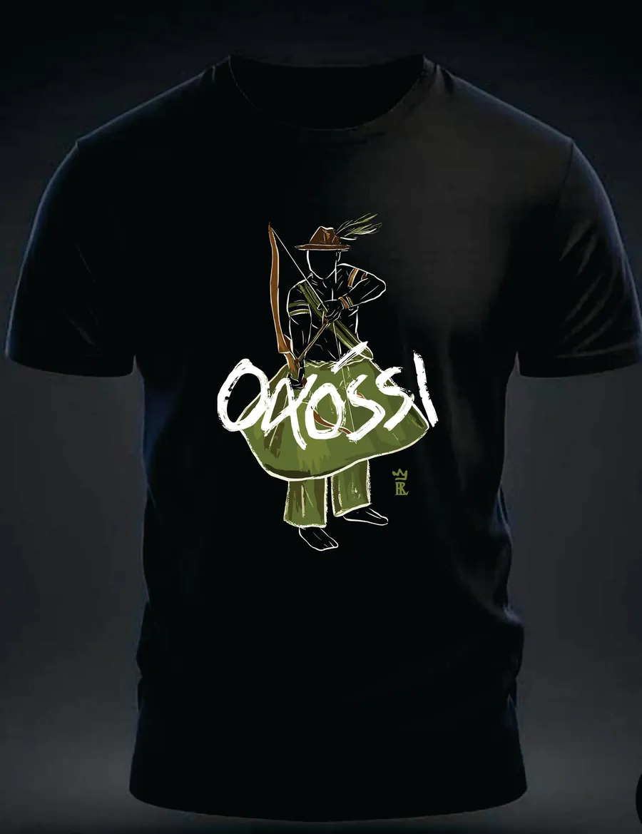Camiseta Oxóssi — Caçador — Rei 7 da Lira